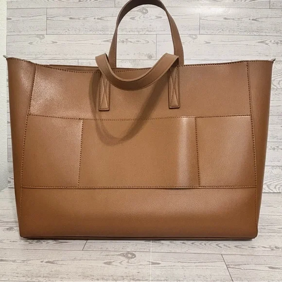 Calpak Haven Laptop Tote Bag in Toffee - Picture 8 of 15